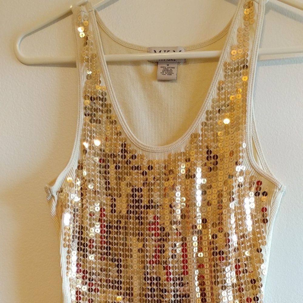 Sequins tank